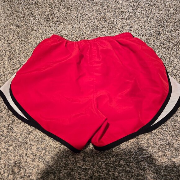 Nike Dri-Fit Tempo Running Shorts Red Black S - Picture 3 of 4